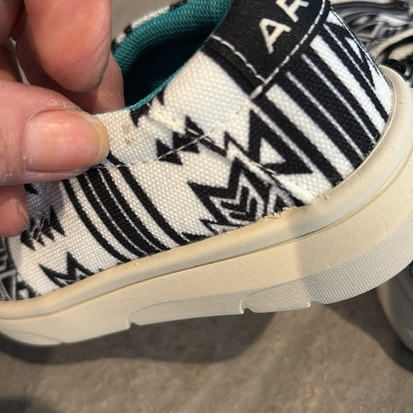 Ariat Stark Southwest FLX Foam sole,cushioning insole,no tie elastic laces,Aztec - Picture 6 of 9